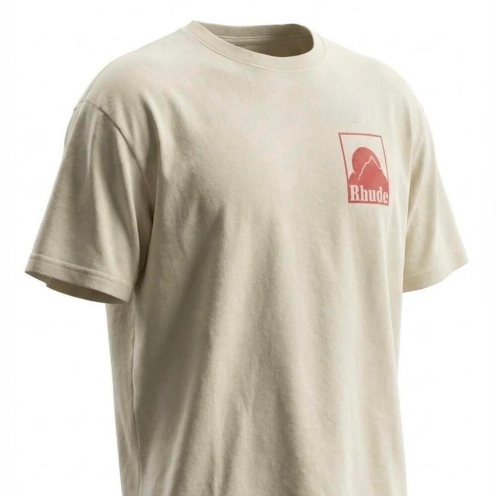 Rhude moonlight badge tee cream